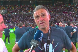 爱游戏app-恩里克：热刺准备得更充分 为舍瓦利耶和整个团队感到高兴