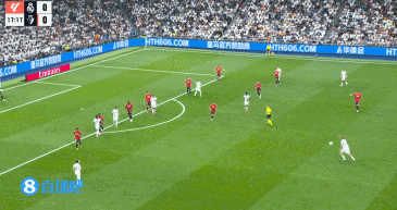 皇马第一脚射正！怀森第17分钟高质量远射，被门将扑出底线